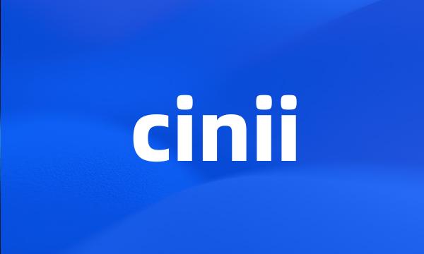 cinii