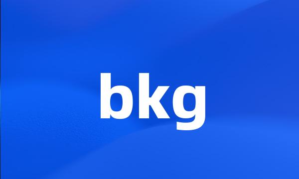 bkg