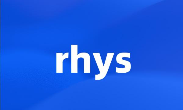 rhys