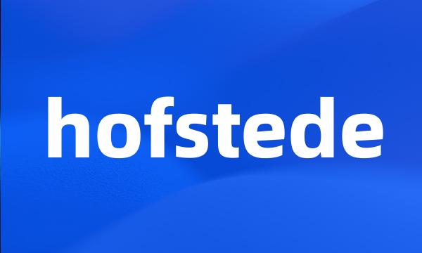 hofstede