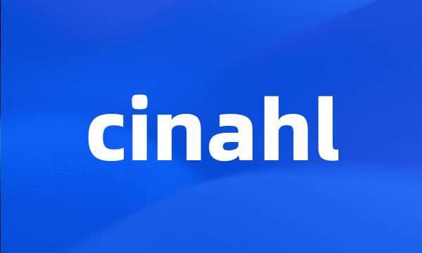 cinahl