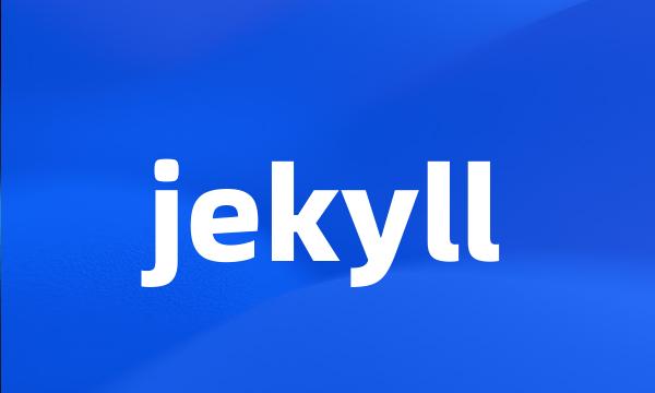 jekyll