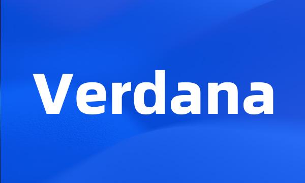 Verdana