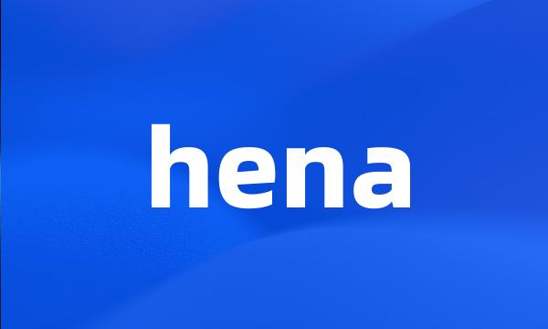 hena