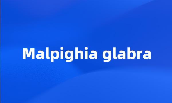 Malpighia glabra