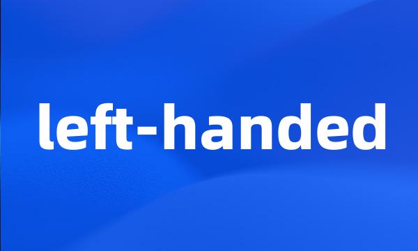 left-handed