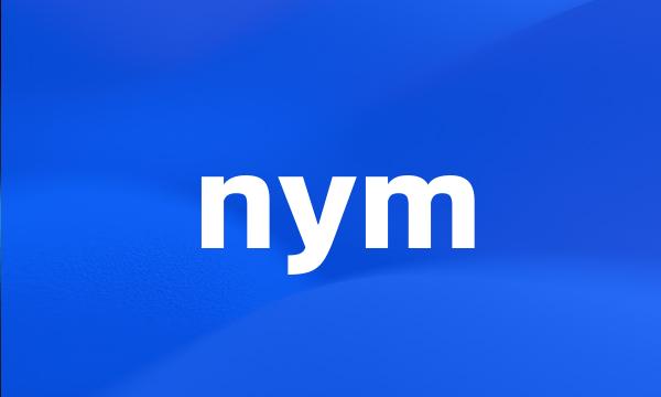 nym