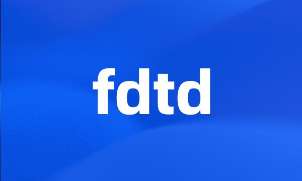 fdtd