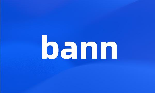 bann