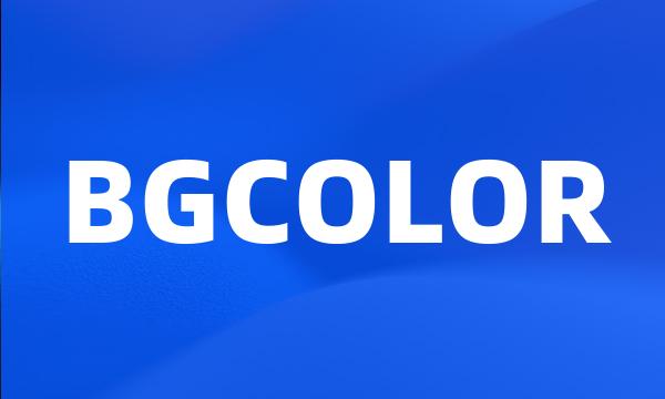 BGCOLOR