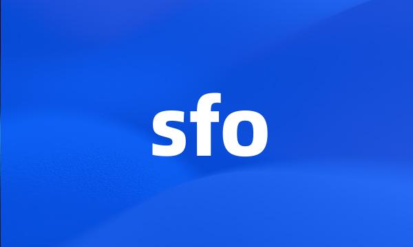 sfo