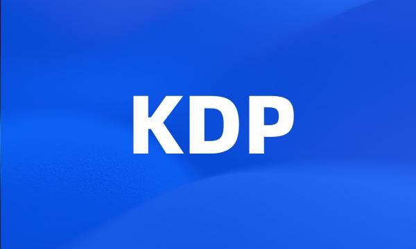 KDP