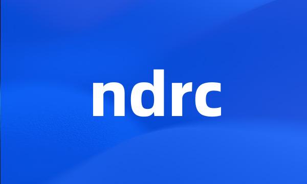 ndrc