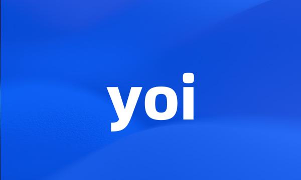 yoi