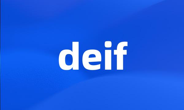 deif