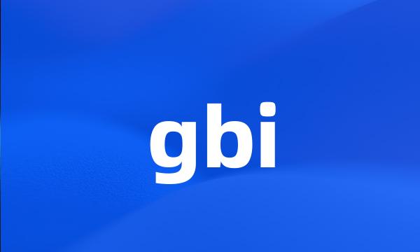 gbi