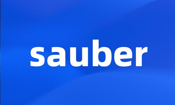 sauber