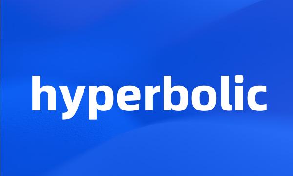 hyperbolic