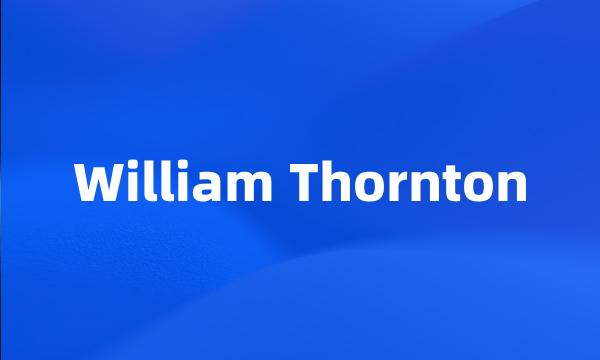 William Thornton