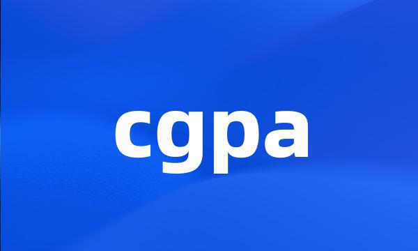 cgpa