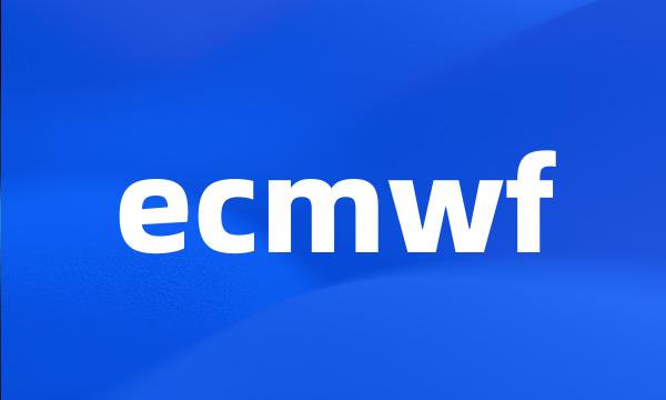 ecmwf