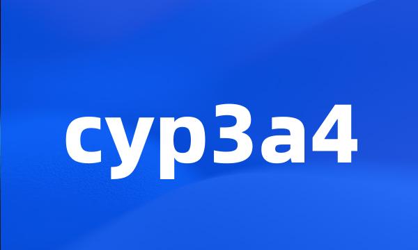 cyp3a4