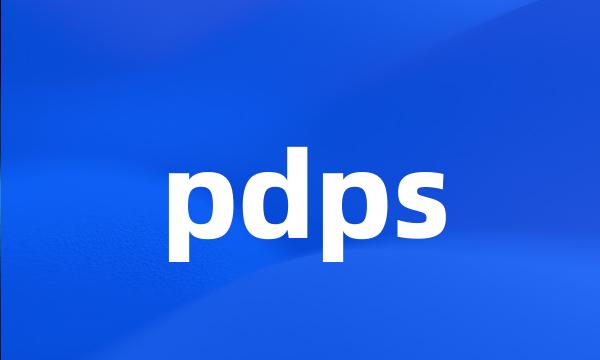 pdps