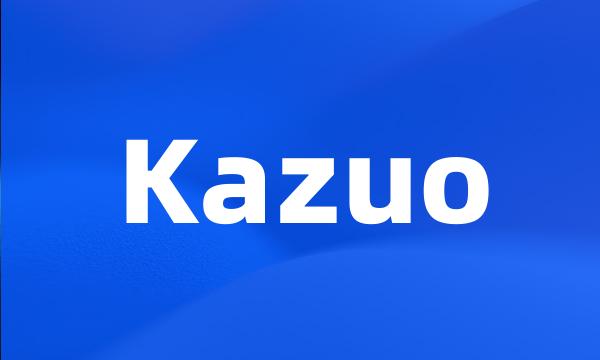 Kazuo