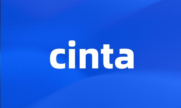 cinta