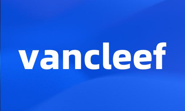 vancleef