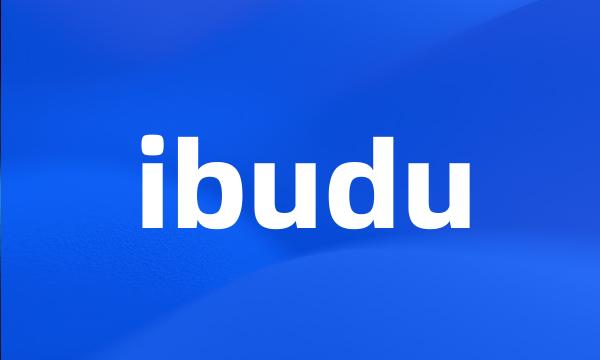 ibudu