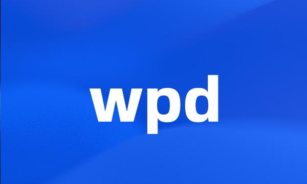 wpd