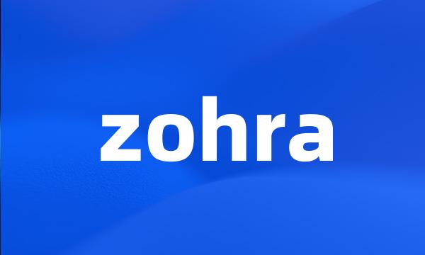 zohra