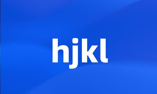 hjkl