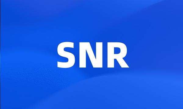 SNR