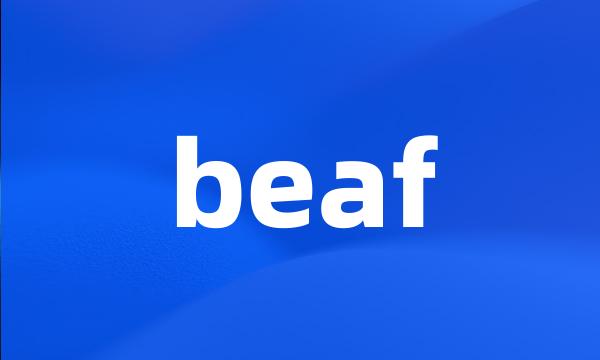 beaf