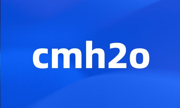 cmh2o