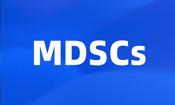 MDSCs