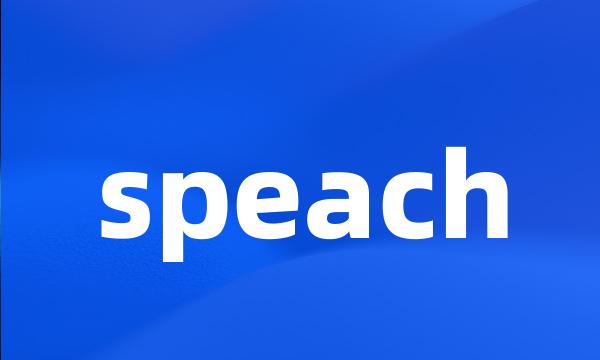 speach