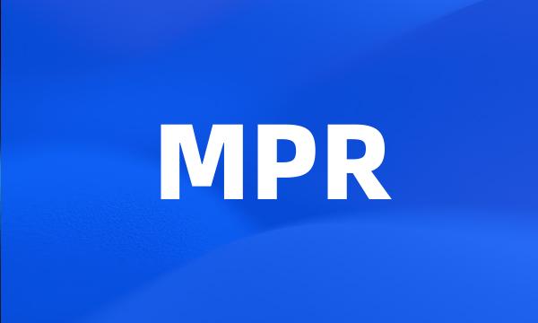 MPR