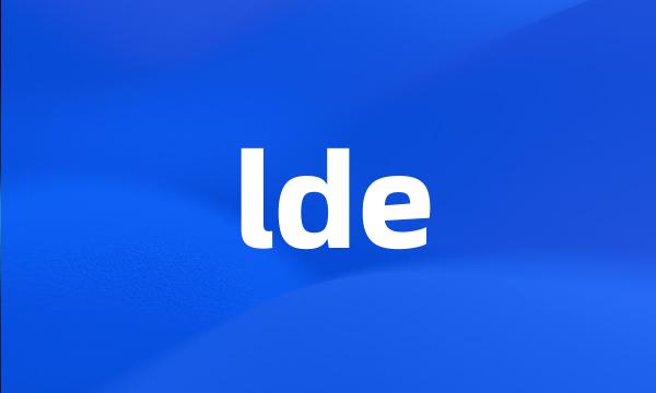 lde