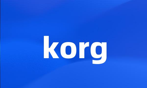 korg