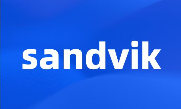 sandvik