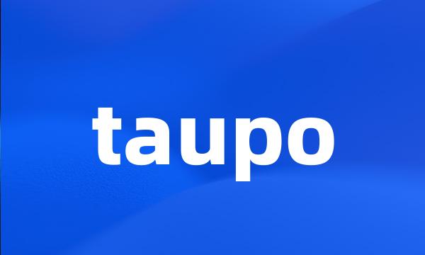 taupo