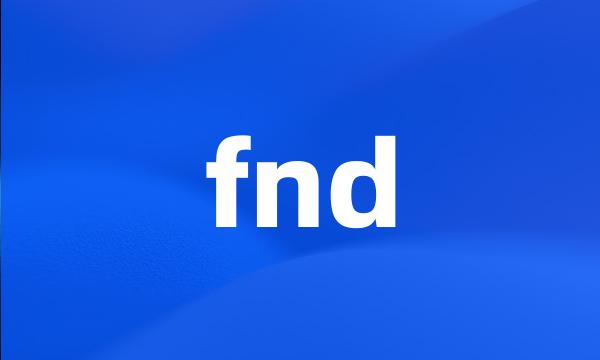 fnd