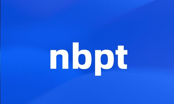 nbpt