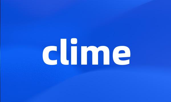 clime