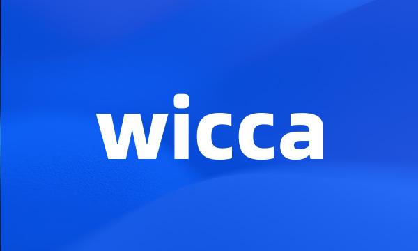 wicca