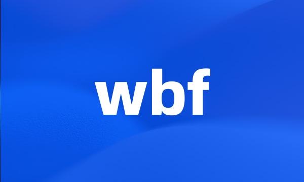 wbf