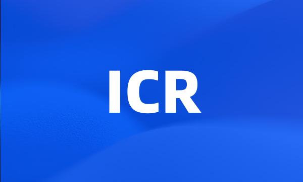 ICR